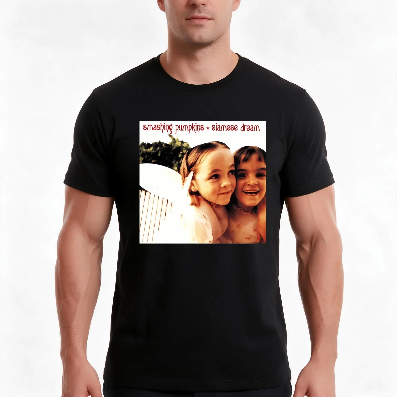 Smashing Pumpkins Siamese Dream T-Shirt Summer Casual Cotton Tee Oversized Streetwear Tops Vintage Graphic Print 100% Cotton