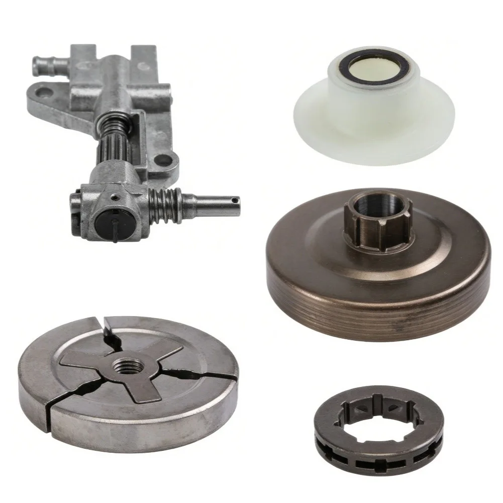 1set Clutch Gear Drum Kits For 4500 5200 5800 Models Chainsaws 45cc 52cc 58cc Water Pumps Garden Power Tool Accessories