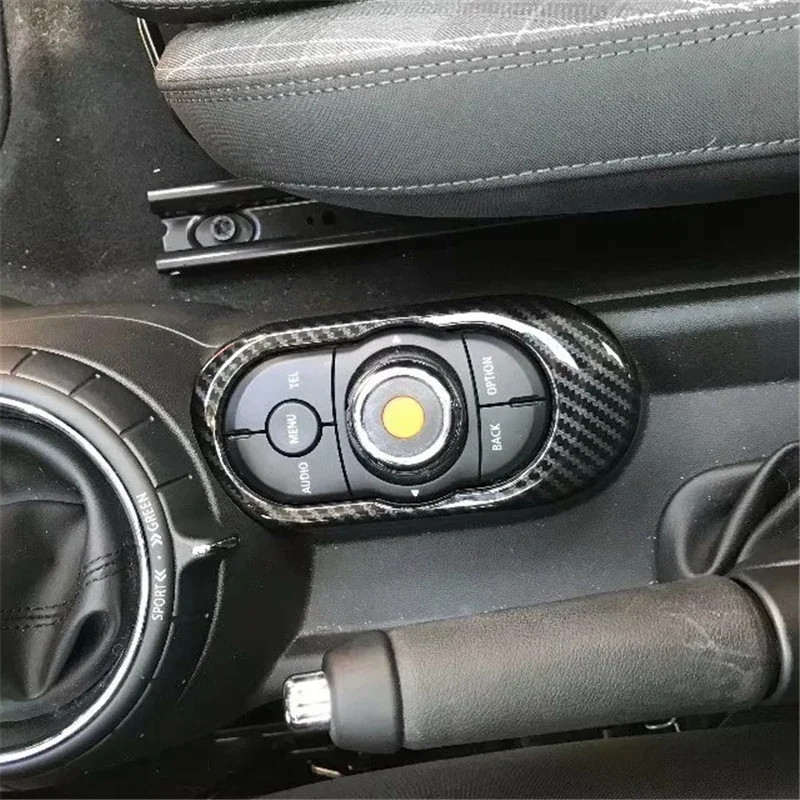 WELKINRY For Mini Hatch Cooper One Hardtop F55 F56 F57 3rd Gen 2014-2022 Car Stick Shift Level Table Mode Knob Container Trim