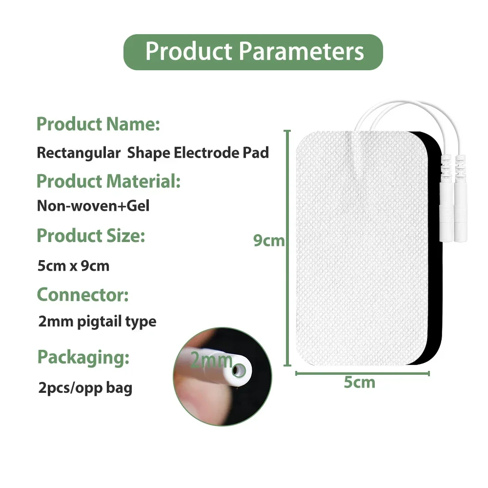 10/20/50Pcs Tens Electrode Pads Gel Electric Patches For Reusable Acupuncture Body Massager Pulse EMS Muscle Stimulator Sticker
