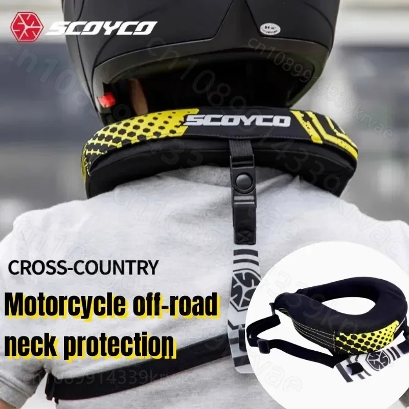 

SCOYCO мотоциклетная защита шеи для гонок по бездорожью, защита шеи для велоспорта, защита от падения и усталости, защита шеи, мотоциклетное оборудование