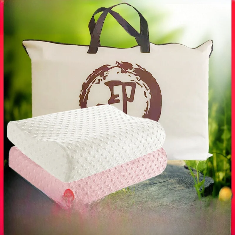 

Ортопедическая подушка с эффектом памяти Slow Rebound для поддержки шеи, латексная подушка Zhangjiajie для взрослых, одноразовая