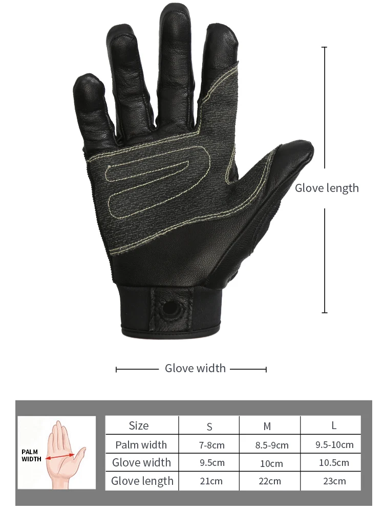 Outdoor Gloves Downhill Troops Rescue Team Training Rope Drop Caving Full Finger Gloves Xinda SRT Equipment Sliding equipment