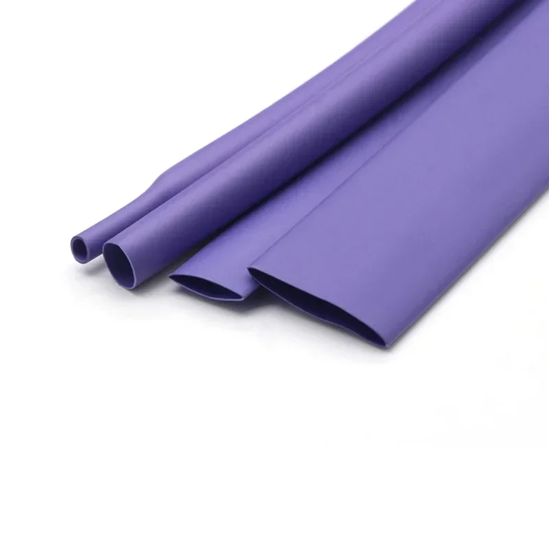 1/5/10M Purple 2:1 Heat Shrink Tube Dia. 1.5mm ~ 50mm Thermoretractile Wire Repair DIY Shrinkable Case Cover Cable Shrink Wrap