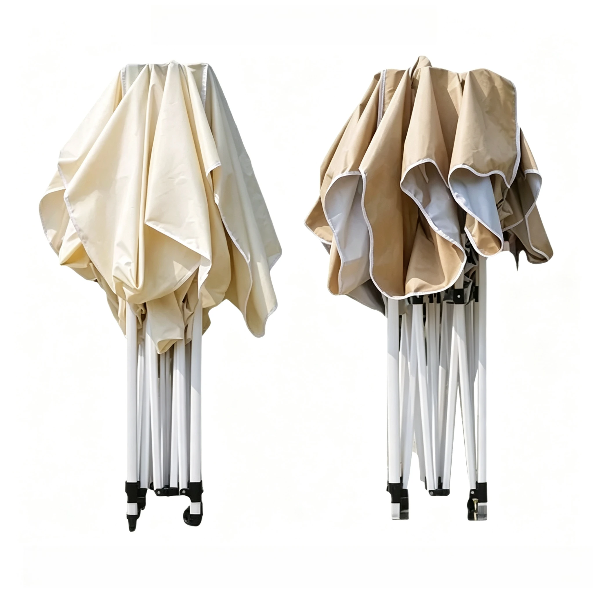 Waterproof 4 Leg Pop Up Canopy Tent, Outdoor Four Corner Stall Awning, Commercial Exhibition Event Foldable Canopy