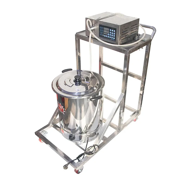 

Desktop Butter Lamp Paraffin Candle Wax Melting Sugar Wax Gel Scented Candle Filling Machine