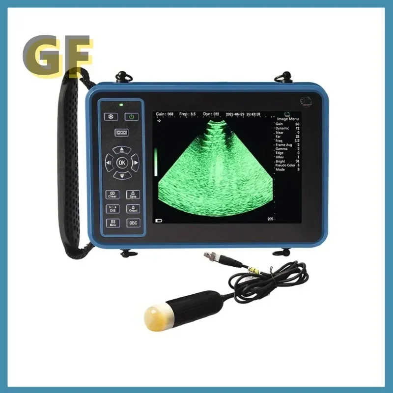 Portable Animals Ultrasound Veterinary  Machine Vet Handheld  Scanner for Equine Cow Camels Goat Dog Cat