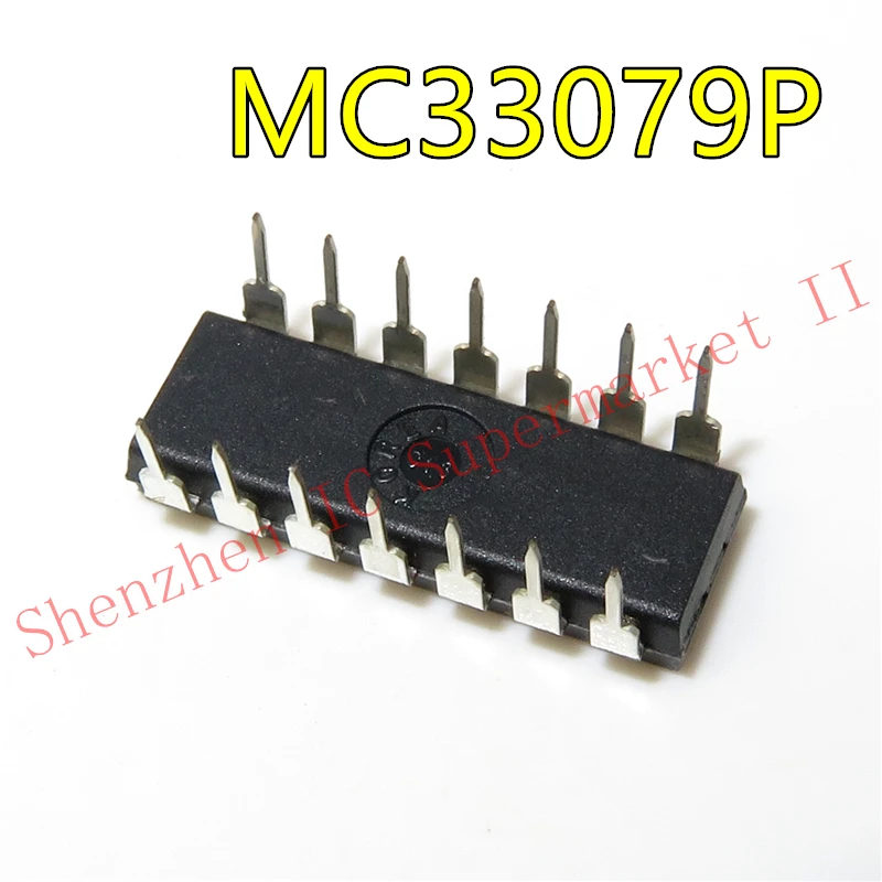 1pcs/lot MC33079P MC33079 DIP-14 In Stock DUAL/QUAD LOW NOISE OPERATIONAL AMPLIFIERS