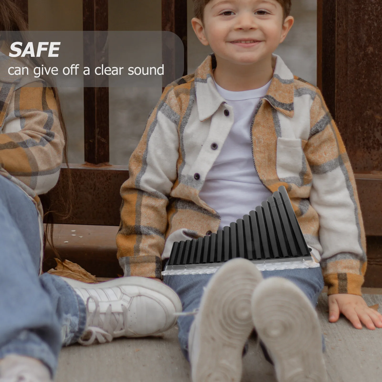 

Professional ABS Resin 18 Pan Flute C Key Traditional Panpipe for Beginner Learning and Professional Performance