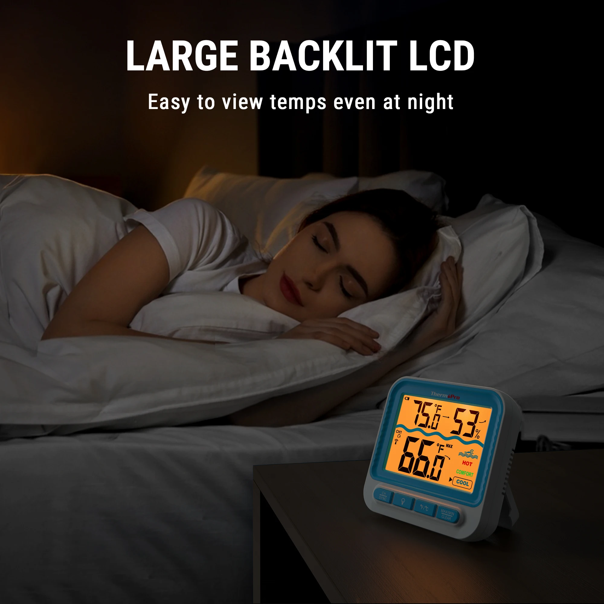 Household Digital Thermometer Hygrometer Factory Price Promotional Item Waterproof Pool Thermometer