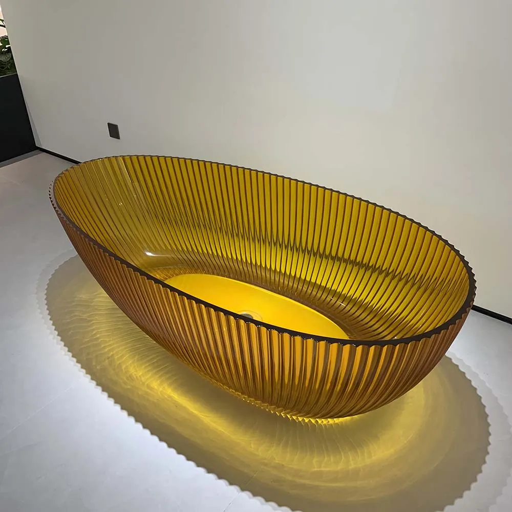 

Роскошная хрустальная прозрачная отдельно стоящая ванна по индивидуальному заказу, красочные ванны для замачивания из смолы и гидромастеры