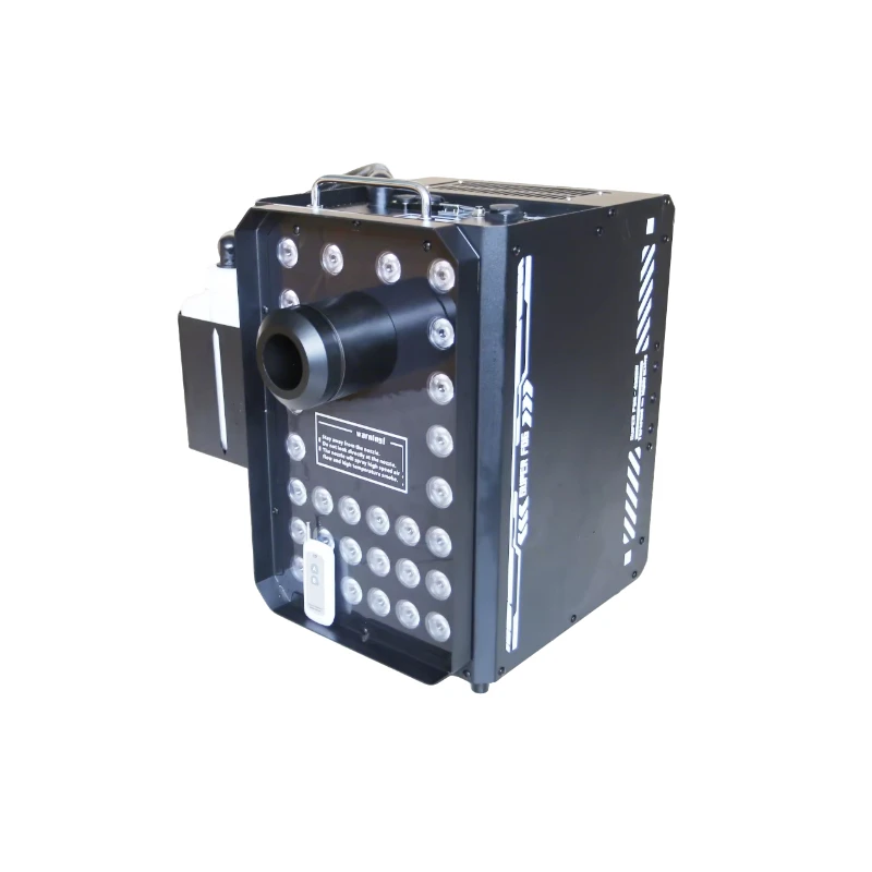 3500W Smoke Fog Jet Machine Rainproof DMX512 Fogging Machine LED RGB Air Gas Column Machine for Stage Concert Show Party Wedding