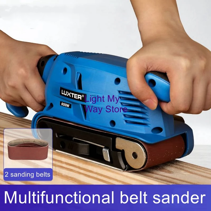 

Speed control sander metal polishing machine small desktop tank sandpaper machine portable belt sander