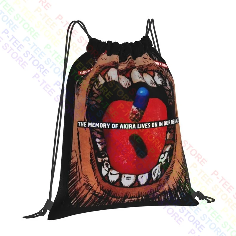 Akira 1988 Fashion Victim Katsuhiro Otomo Drawstring Bags Gym Bag Bookbag Backpack Gym Tote Bag Outdoor Running