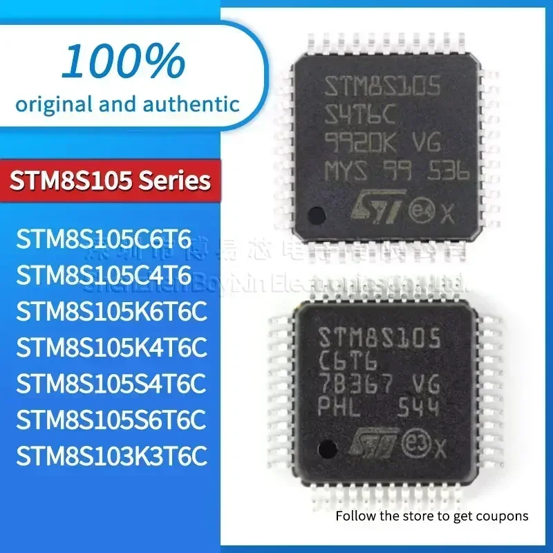 STM8S105S6T6C STM8S105C4T6 STM8S105S4T6C STM8S105C6T6 STM8S105K4T6C 품질 보증 STM8S105K6T6C STM8S103K3T6C STM8S003K3T6C