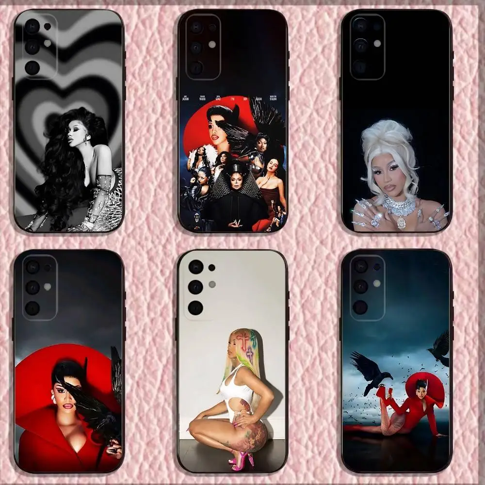 C-Cardi B Am I The D-Drama Phone Case For Samsung S 25,24,23,22,30,21,10,9,Ultra,Plus,Lite,FE,4,5G Black Soft Case #1