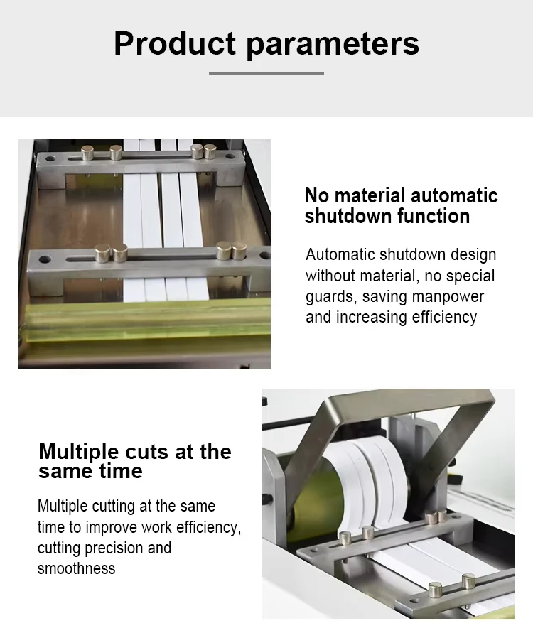 BORX-100D Automatic Heat-Shrink Tube Cutter PVC PE Cable Pipe Cutting Machine 250W