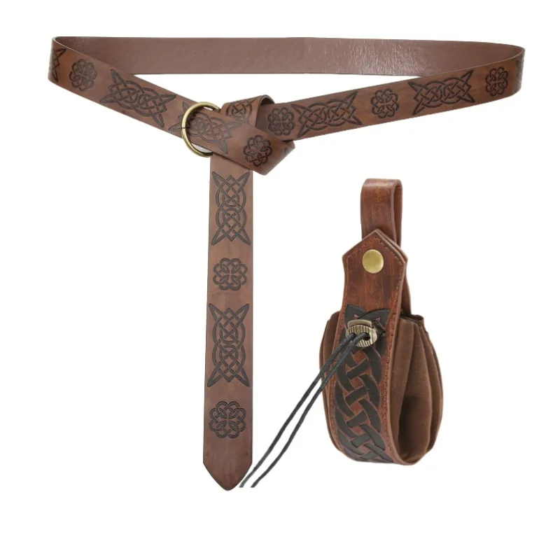 Cintura da pirata cosplay Portamonete retrò vintage Buste medievali Borsa Costumi cosplay per prestazioni