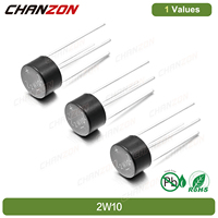 20Pcs 100% Original 2W10 Brand New Diode Bridge Rectifier 2A 1000V WOB Single Phase Full Wave Through Hole Axial Silicon Diodes