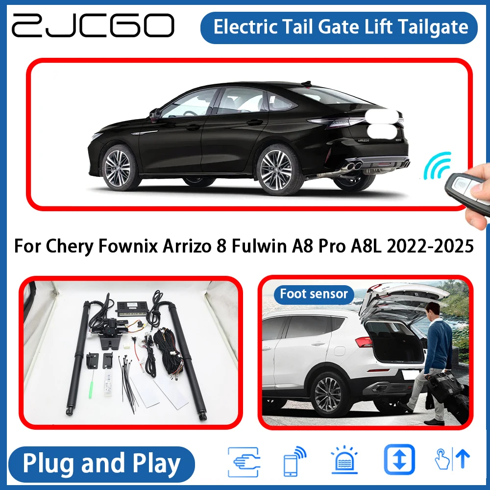 

for Chery Fownix Arrizo 8 Fulwin A8 Pro A8L 2022-2025 Automatic Powered Tailgate Power Liftgate Electric Tail Gate Lift