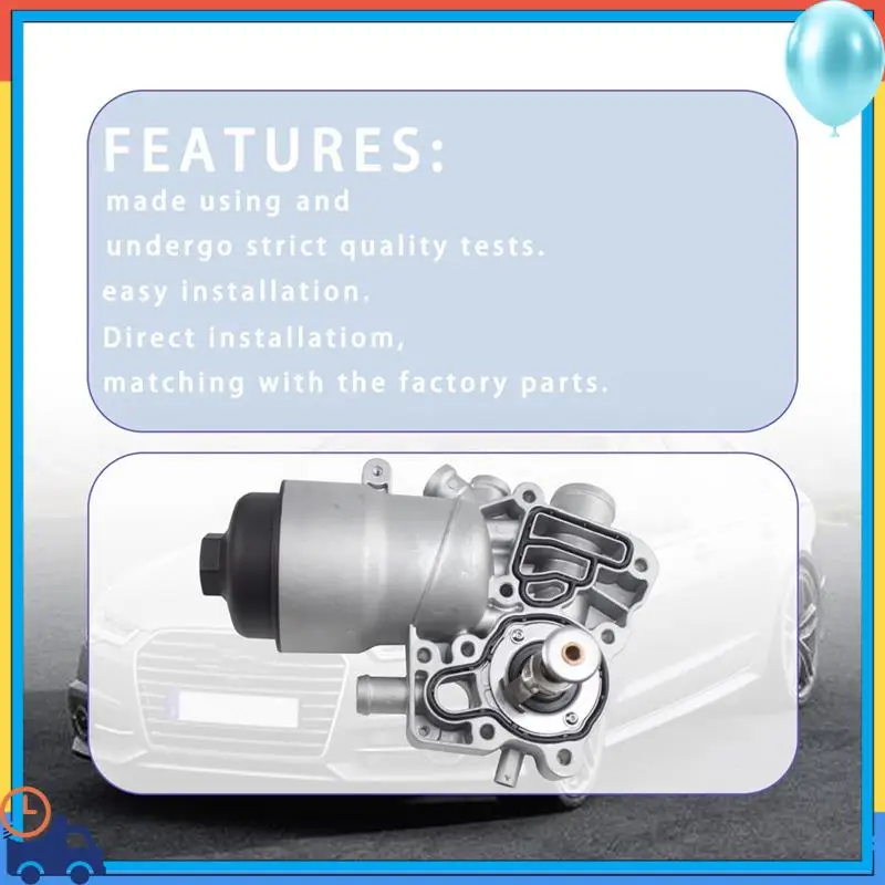 

A90Q-Engine Oil Filter Base Assembly Aluminum Modified Oil Filter Housing Assembly 059115389P 059115389K For