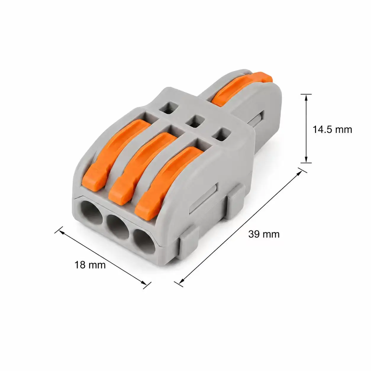 Mini Quick Wire Connectors Set 10/30/50PCS 1 in Multiple out Universal Compact Cable Splitter Push-in Terminal Block for Home LE