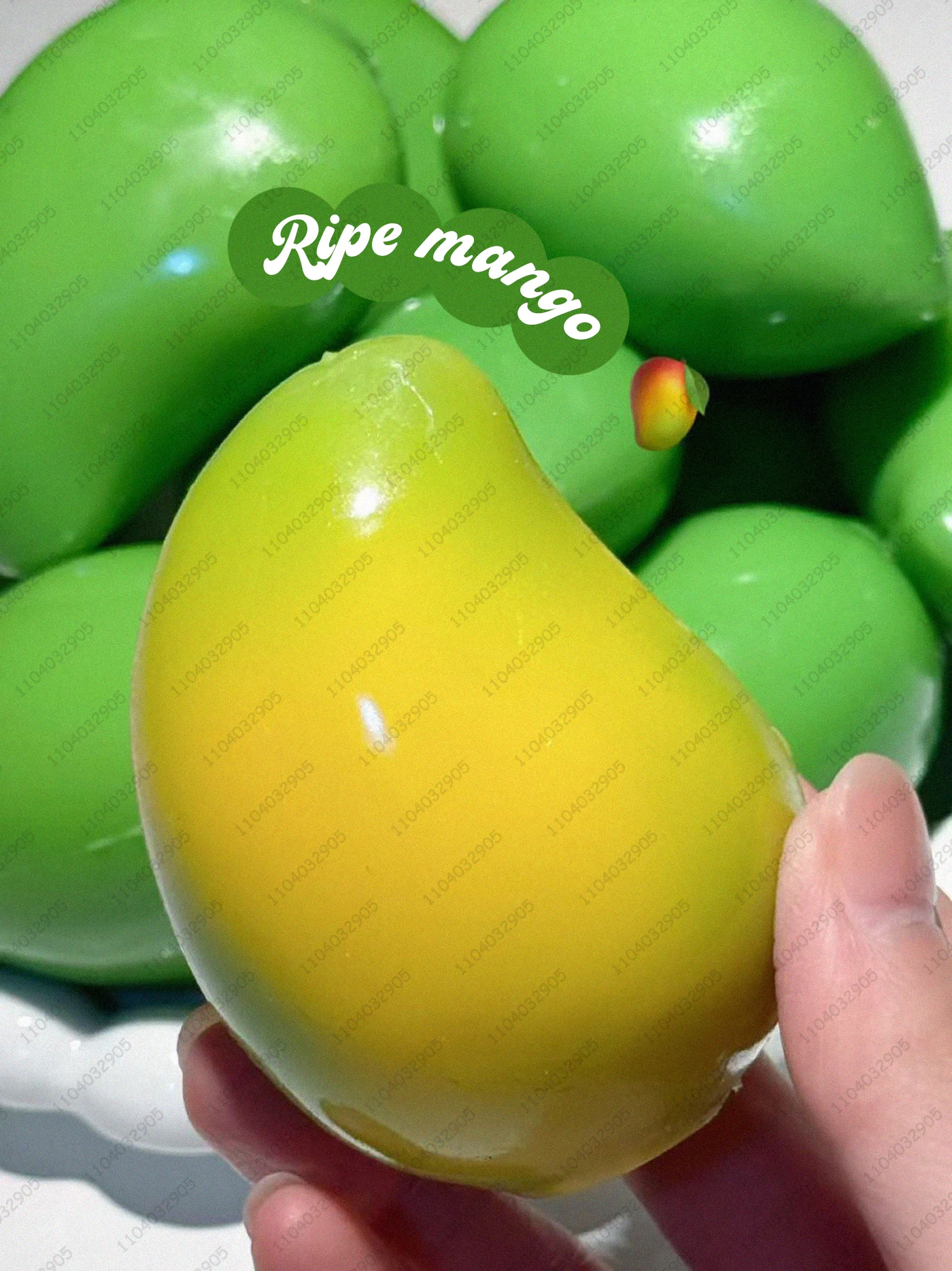 Knuspriger Mango-Stressball, weicher, farbwechselnder Mango-Squeezeball, ASMR-Sensorik, ADHS-Anti-Stress-Entlastung, Weihnachts-Fidget-Spielzeug