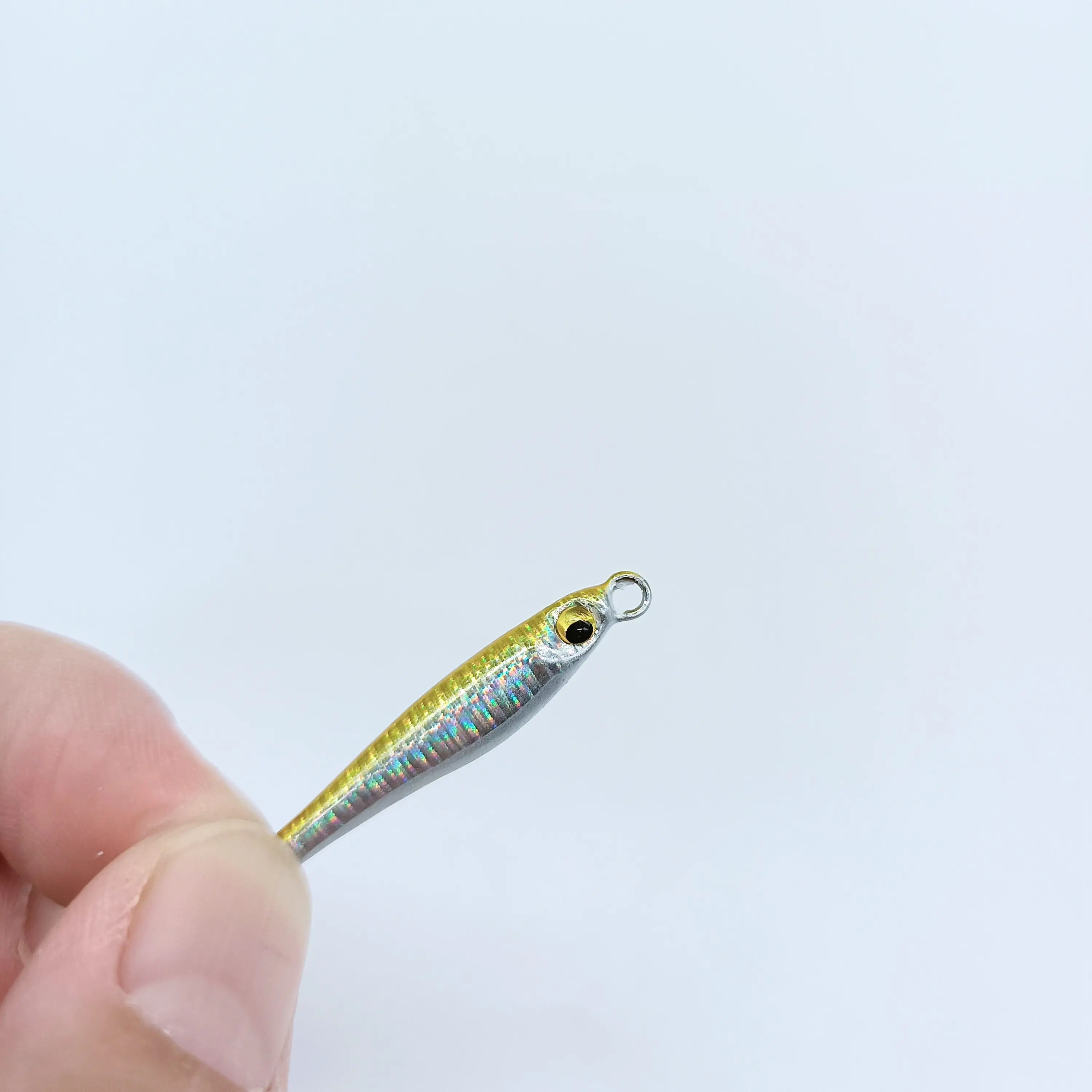 DUODUOYU 1PCS Mini Jig Angeln Lockt 3,5g/6g Harte Künstliche Bionik Köder kleine fisch Einzel Haken jig Stream Forelle köder pesca – Detail 7
