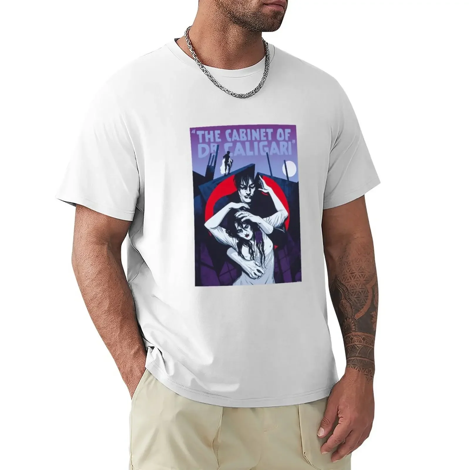 Caligari T-Shirt tees customs plain white t shirts men