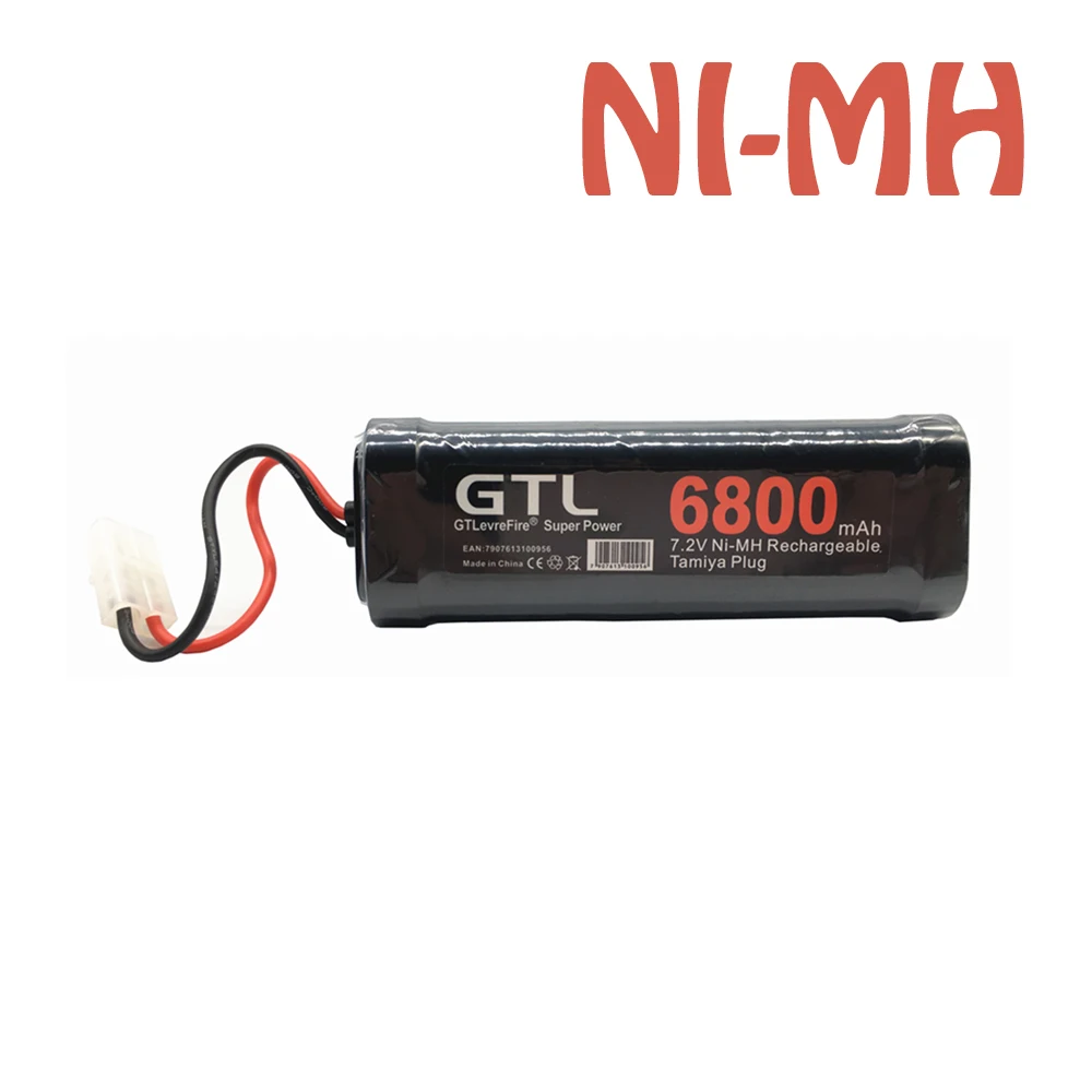 For SC  Pack Suitable for Airplanes, Helicopters, Yachts and Tanks All Kinds of Remote Control  7.2 V 6800mAh NI-MH Batt