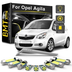 BMTxms LED Interior Light Bulb Kit For Vauxhall Opel Agila A B 2000-2010 2011 2012 2013 2014 Car Reading Dome Trunk Indoor Lamp