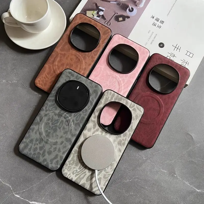 For Xiaomi 15 ultra Case hard leopard skin Lens Protective Back Cover Case For xiaomi 14 mi15 ultra 15 Pro 15ultra