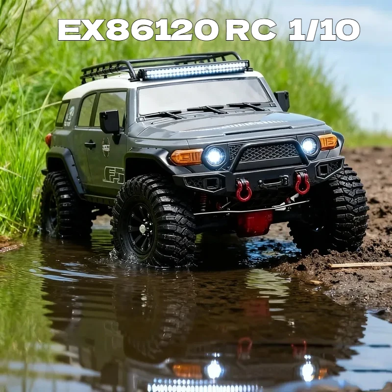 

Rgt 1/10 Fj Ex86120 Радиоуправляемый электрический альпинистский автомобиль с дистанционным управлением, имитация внедорожника с полным приводом для подарков на день рождения.
