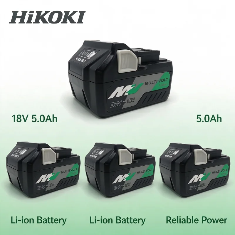 Hitachi HiKOKI BSL36A18 Battery, 18V/36V 5.0Ah/8.0Ah Li-ion Replacement Battery, Fits DS18DG Drill Grinder Impact Wrench Tools