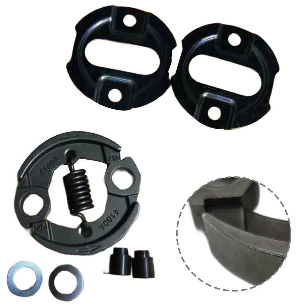 

Комплект сцепления для газонокосилок, совместимый с моделями FS91, FS94, FS111, KM91. Включает сцепные колодки, пружину и шайбы.