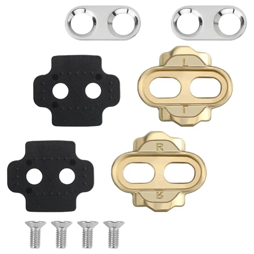 Pedal Cleats Bike Accessories Replacement Cycling Shoes Plate Lightweight Bikes Sturdy Convenient