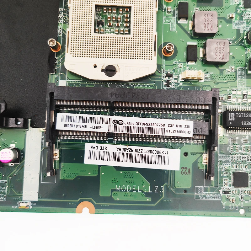 Imagem -04 - Placa-mãe do Portátil para Lenovo Ideapad Da0lz3mb6g0 Z580 Hm76 Uma Ddr3 11s90000921zz 90000921