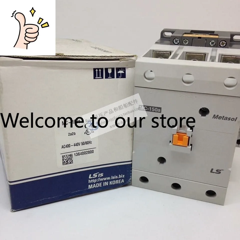 

Абсолютно новый оригинальный корейский контактор LS MC-150A DC/AC (для постоянного и переменного тока)