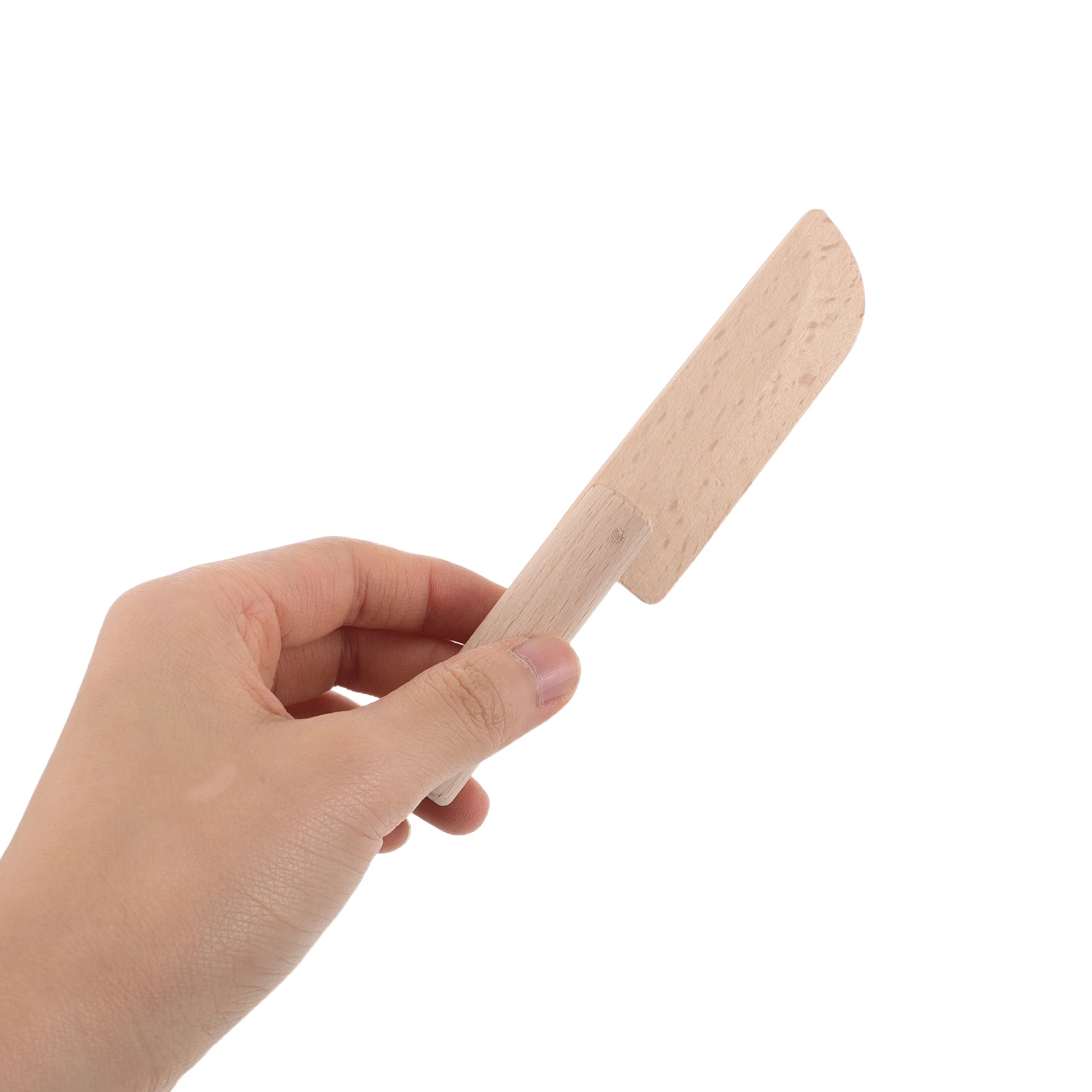 

3Pcs Wooden Kids Cooking Utensils Realistic Kitchen Accessories Pretend Play Set Safe Rounded Edges for Toddlers and Kids