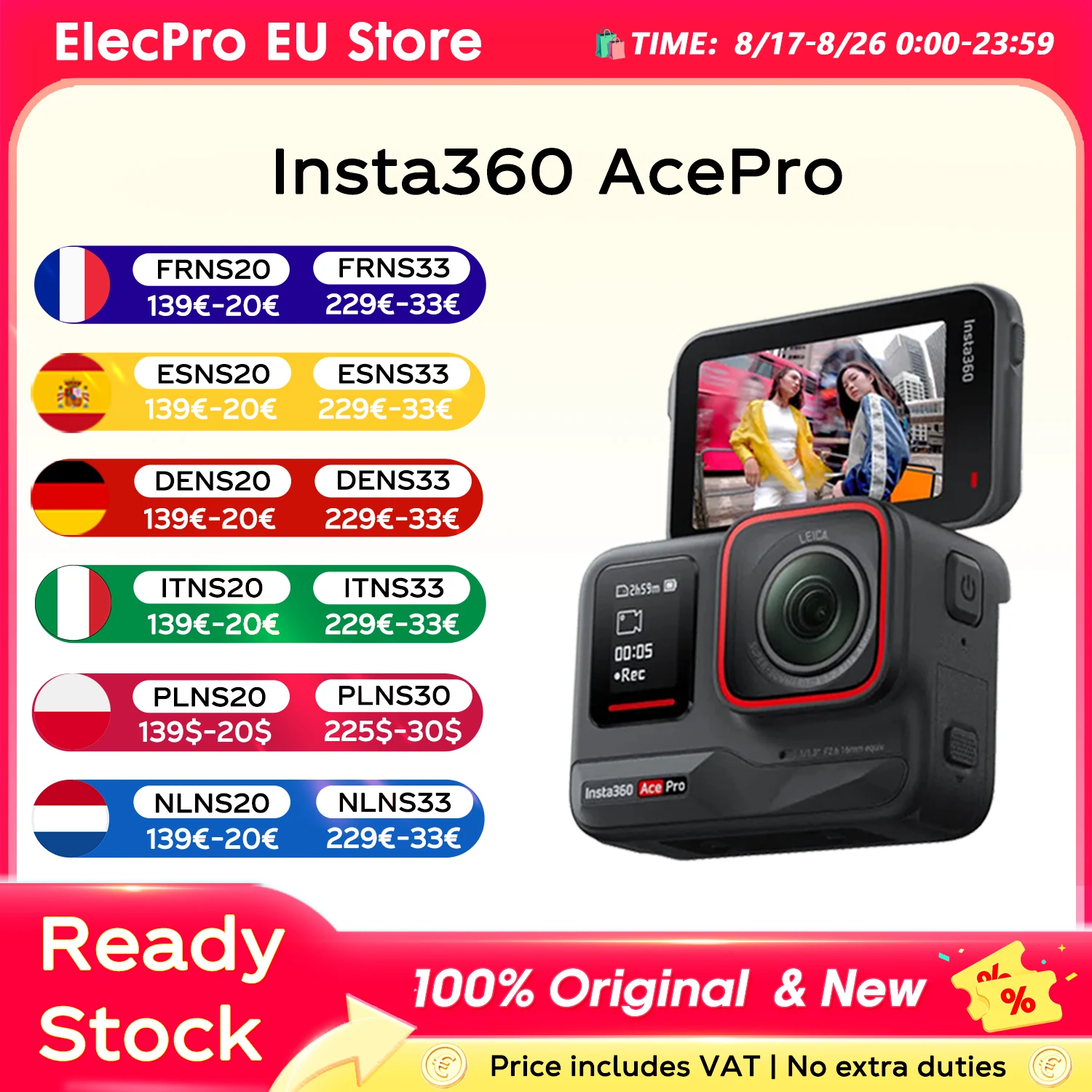 Insta360 Ace Pro — la action cam per chi vlogga in prima persona