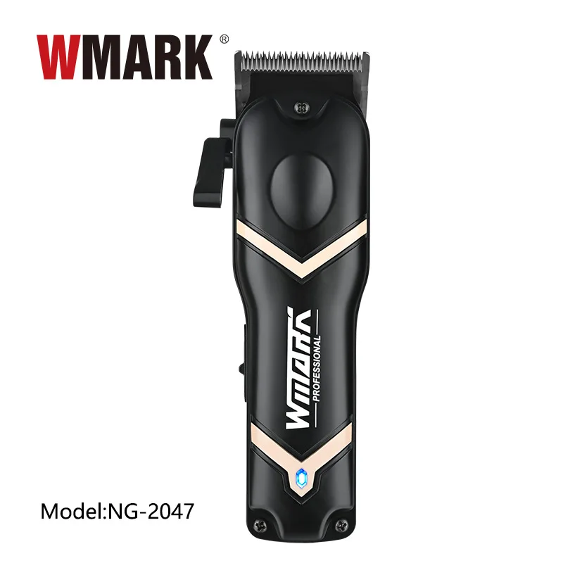 

WMARK NG-2047 Electric Overspeed Brushless Motor DLC Blade Men's Haircutting Gradient Electric Clippers Hair Trimmers