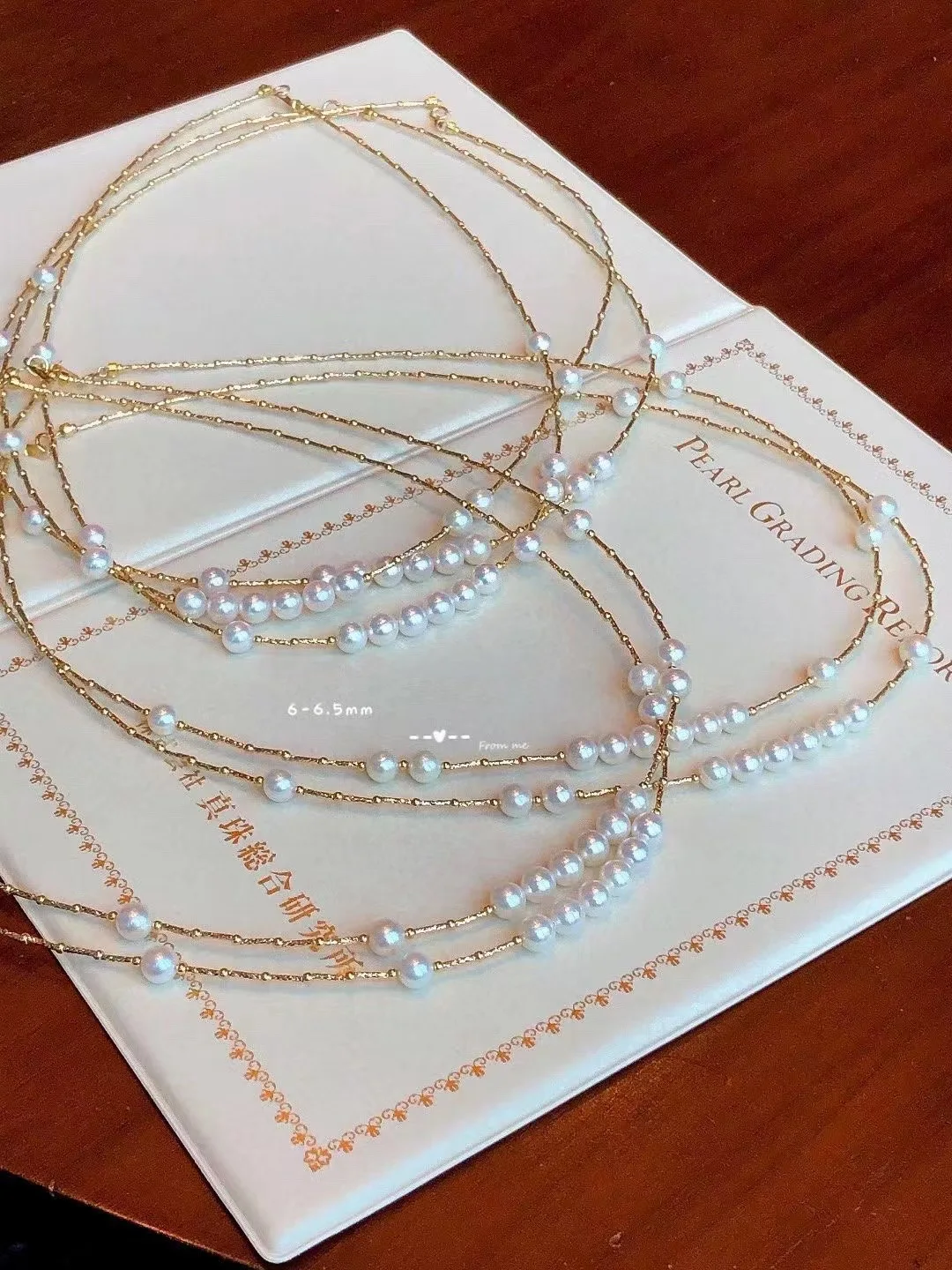 

18K True Gold Natural Akoya Seawater Pearl Pendant Necklace Women's Pure AU750 Elegant Fashion Boutique Jewelry Gift DC1018
