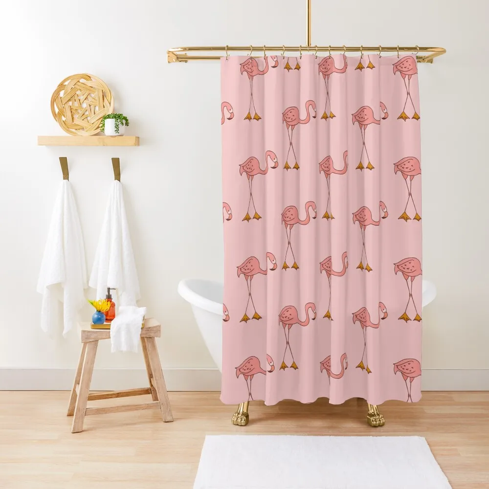 

Flamingo Shower Curtain Set For Bathroom Shower For Bathrooms Shower Waterproof Bathroom Accessories Curtain