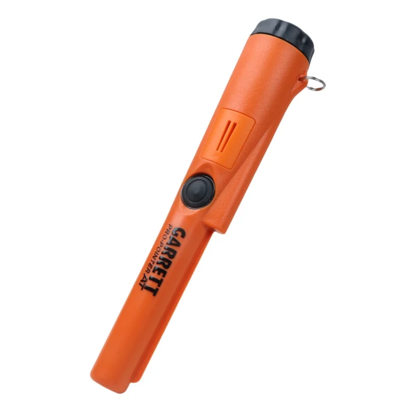 Orange Portable Handheld Metal Detector 3M Full Waterproof Adjustable Depth Outdoor Treasure Hunting Metal Detector Pinpointer