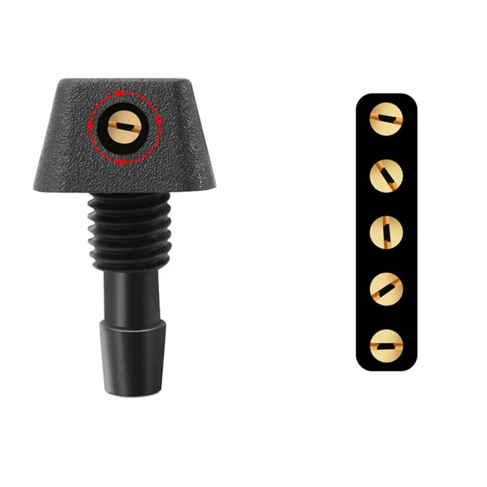 2PCS Adjustable Windshield Wiper Nozzles Car Front Spray Kit for Efficient Cleaning Fit and Simple DIY Installation