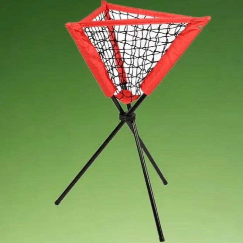 

Portable Baseball Collection Net Large Capacity Baseball Receiving Net Stable Baseballs Tripod Professional Sports Accessories