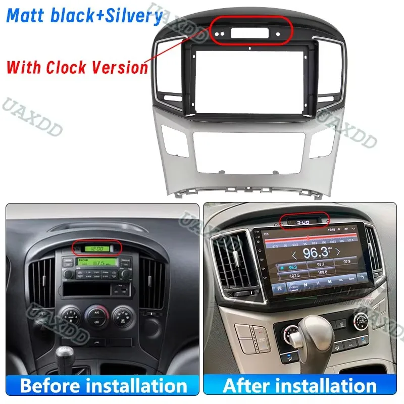 For  HYUNDAI 2015 STAREX H1 9INCH Car Radio Android Stereo audio screen multimedia video player navigation cables Harness frame
