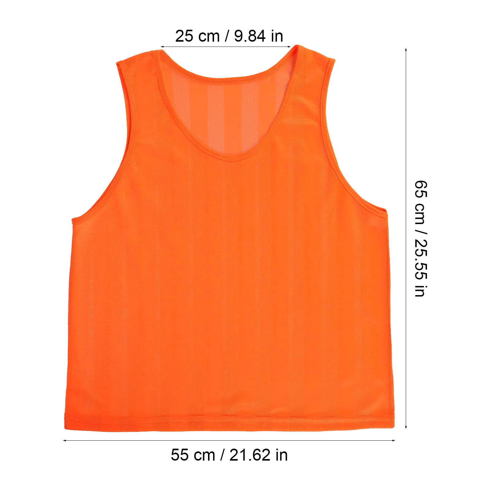 Gilets d'entraînement en maille de football, 6 pièces, rayés, légers et respirants, maillots d'entraînement à Pinnies pour Sports d'équipe, basket-ball