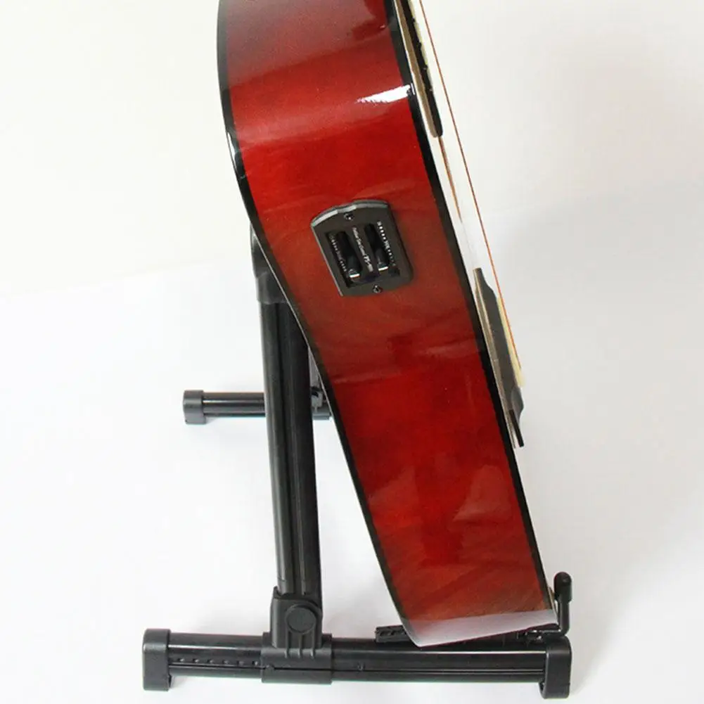 Vertikaler Ständer für Gitarre, faltbar, verstellbar, Instrumentendisplay, Ukulele, Pipa, Bass, Folk, klassischer elektrischer Gitarrenständer aus Holz