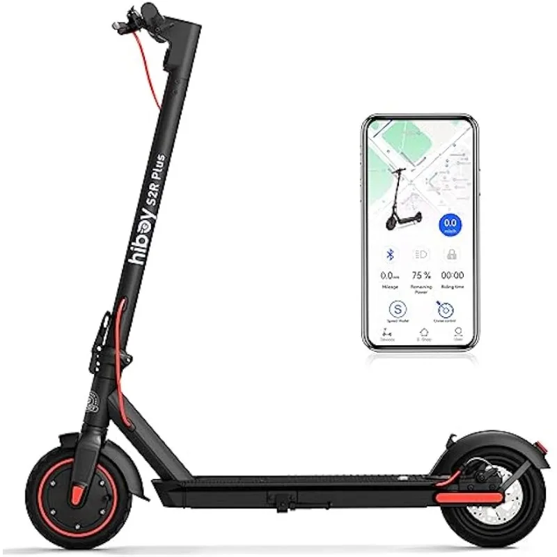 

Hiboy S2R Plus Electric Scooter, Upgraded Detachable Battery, 9" Pneumatic Tires, 350W Motor - Max 22 Miles